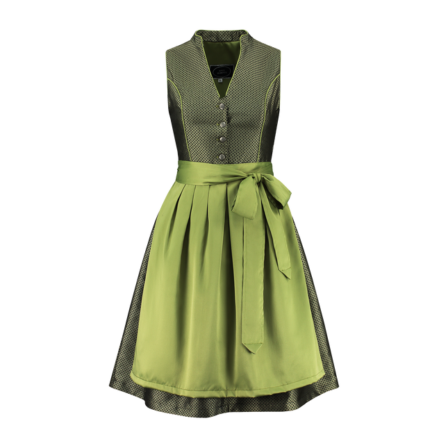 Robe Dirndl vert foncé Oktoberfest Ladies 2 Pieces