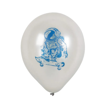 Space Party Balloons Double face 25cm 6pcs