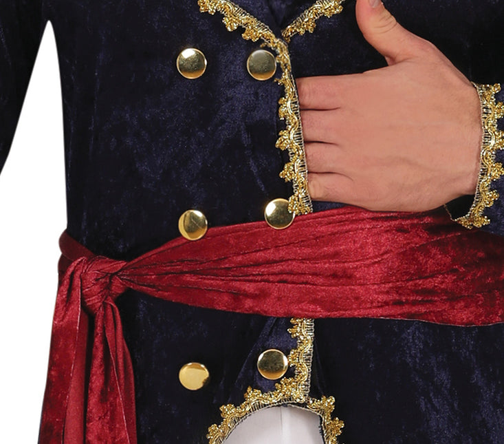 Costume de pirate Bleu Rouge Homme
