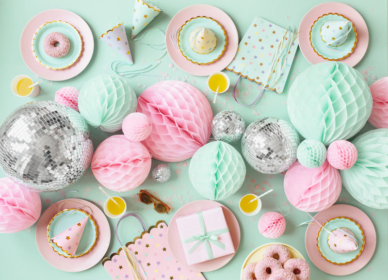 Chapeaux de fête Étoiles Multicolore 14.5cm 6pcs