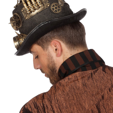Chapeau Steampunk avec lumière