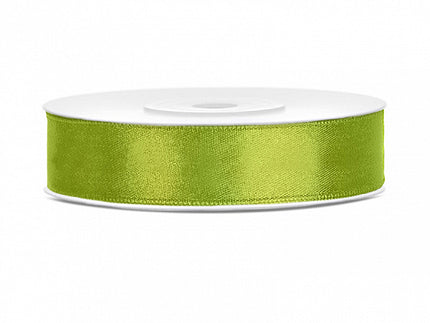 Ruban Satin Vert Citron Vert 12mm 25m