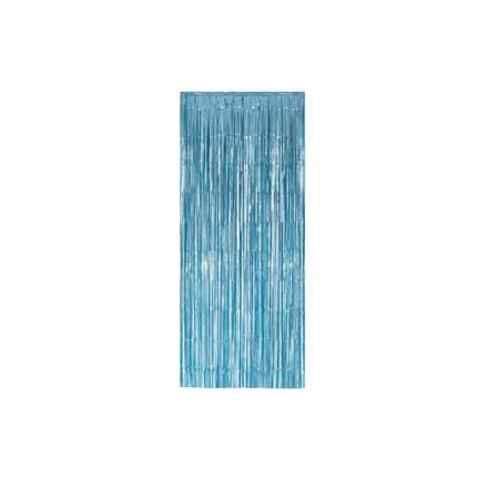 Film de rideau de porte bleu clair 2,4 m