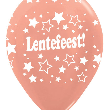 Ballons Spring Party Stars Rose Gold 25pcs