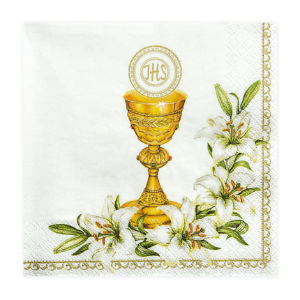 Serviettes de communion 33cm 20pcs