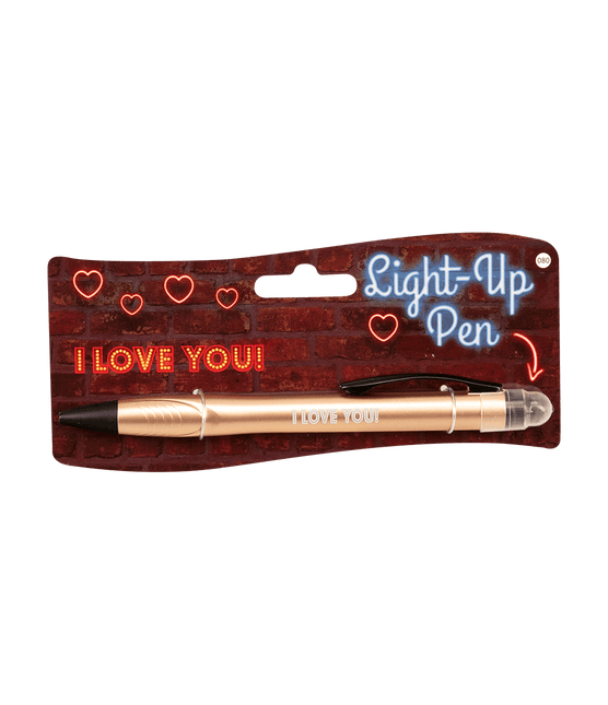 Stylo lumineux I Love You 15cm
