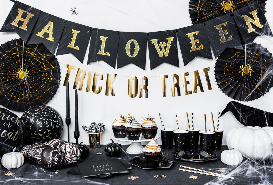 Pailles en papier noir 19.5cm 10pcs