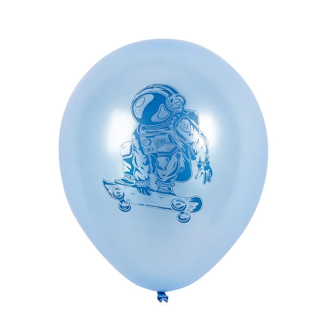 Space Party Balloons Double face 25cm 6pcs