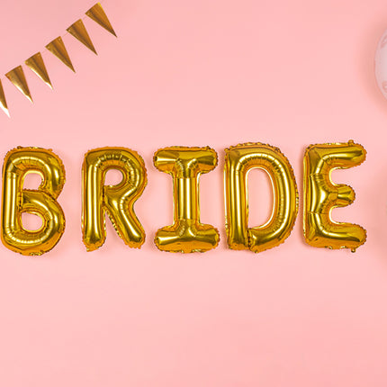 Ballon de baudruche Lettre E Or Vide 35cm