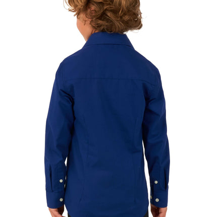 Chemise bleu foncé Garçon <tc>OppoSuits</tc>