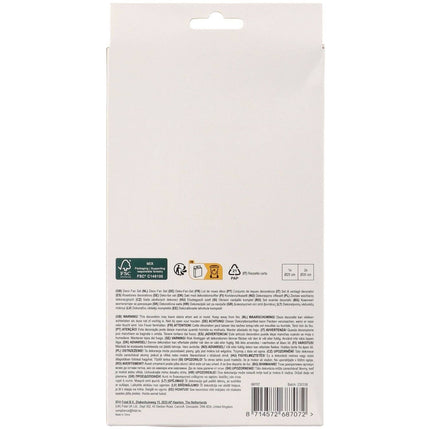 Éventails en papier Happy Birthday 3pcs