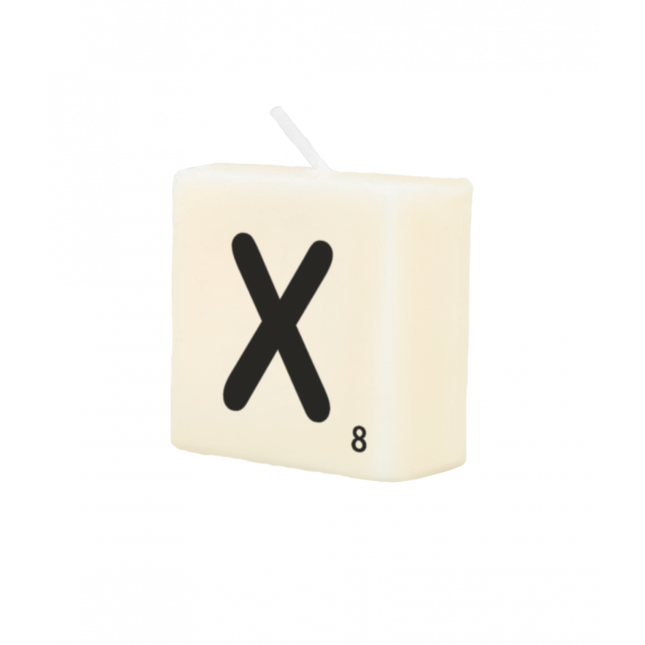 Lettre Bougie X 4cm