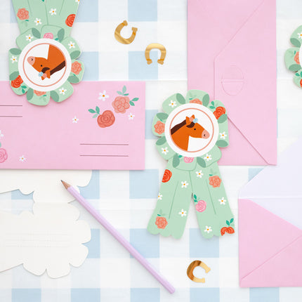 Invitations pour les chevaux 19.5cm 6pcs