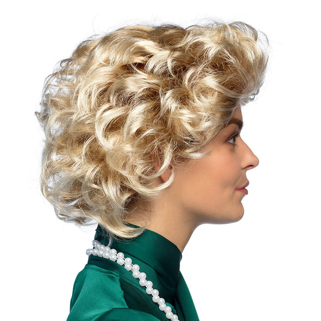 Perruque blonde courte