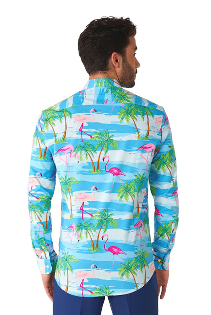 Chemise Hawaii Flamingo Hommes <tc>OppoSuits</tc>