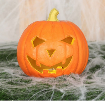 Halloween Pumpkin Light Orange 16cm
