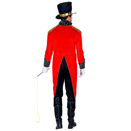 Costume de cirque Rouge Noir Hommes
