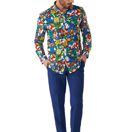 Chemise Super Mario Hommes <tc>OppoSuits</tc>