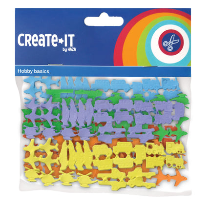 Mélange de véhicules en mousse 72 pièces