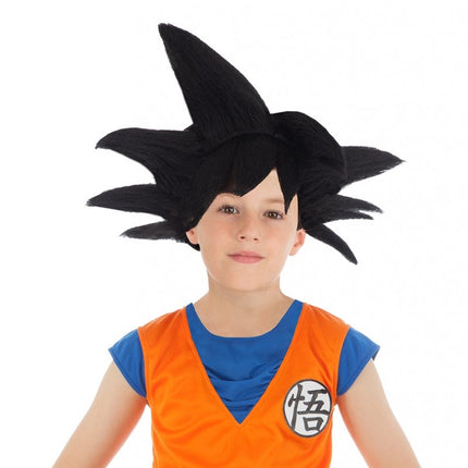 Perruque Goku Saiyan Enfant Noir Enfant Dragon Ball Z