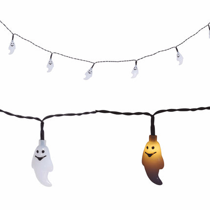 Guirlande lumineuse Halloween LED Fantômes 1.55m
