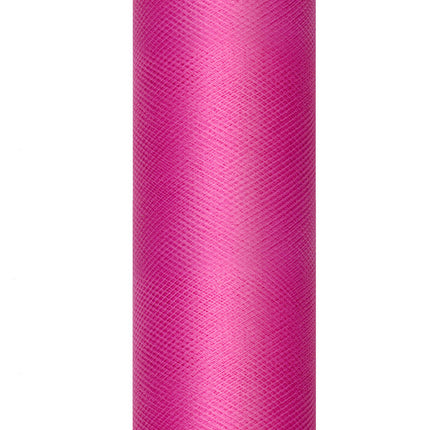 Rouleau de tulle fuchsia 30cm 9m