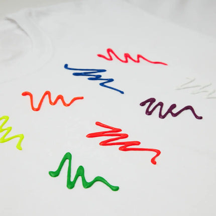 Peinture pour tissu Moon Glow Neon UV 30ml Blanc 30ml