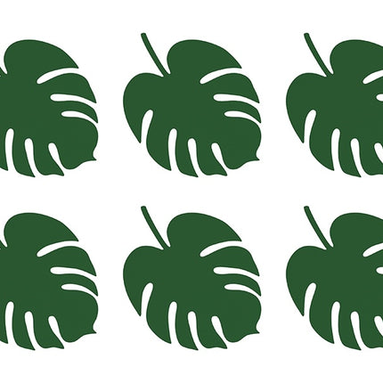 Hawaii Décoration de table Feuille de palmier 14.5cm 6pcs