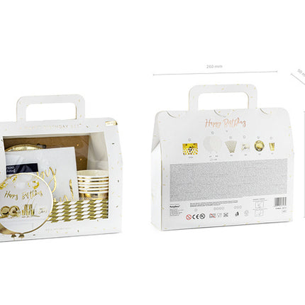 Kit de décoration Joyeux anniversaire 60 pièces