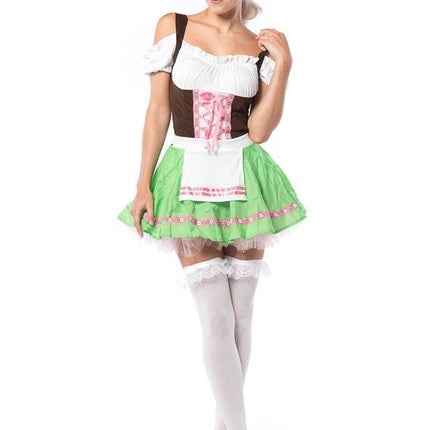 Robe Dirndl Oktoberfest vert clair