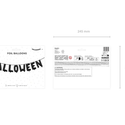 Jeu de ballons d'hélium d'Halloween 230cm 11 pièces