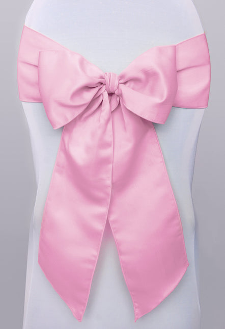 Noeuds de chaise rose clair 2.75m 10pcs