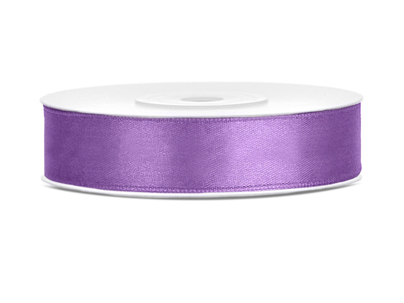 Ruban Satin Lilas 12mm 25m