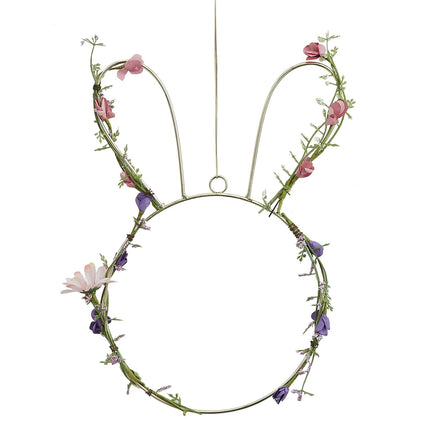 Décoration suspendue Lapin Métal 32cm