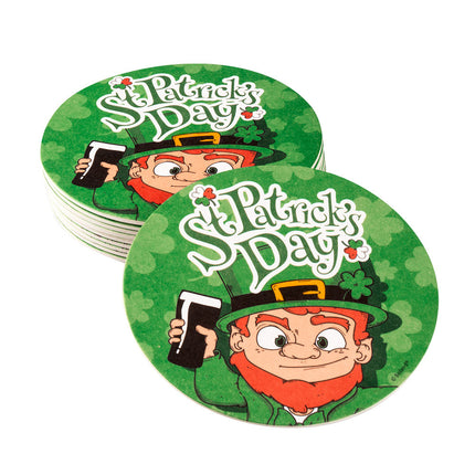 Sous-verres de la St Patrick 10cm 10pcs