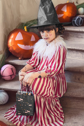 Sacs de fête noirs pour Halloween 18cm