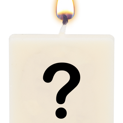 Bougie en forme de lettre ? 4cm