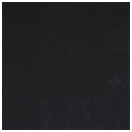 Serviettes de table noires 33cm 50pcs