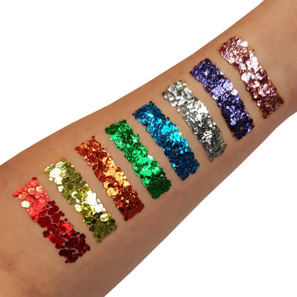 Moon Glitter Classic Chunky Glitter Gel Green 12ml