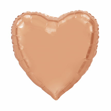 Ballon à l'hélium Heart Rose Gold XL Vide 92cm