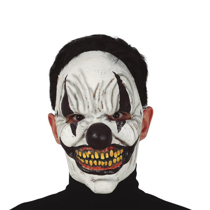 Masque de clown d'Halloween noir