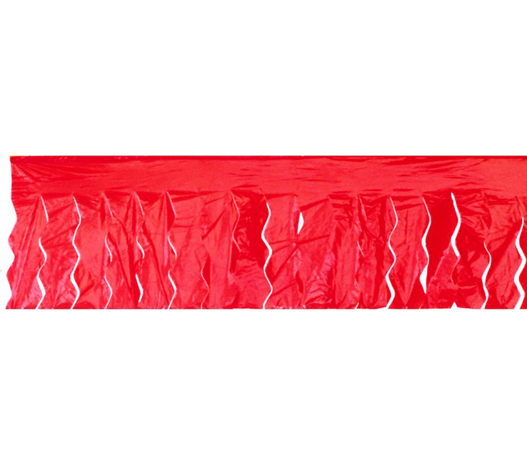 Guirlande à franges rouges 25m