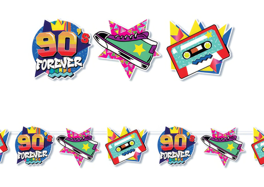 Guirlande des années 90 3m