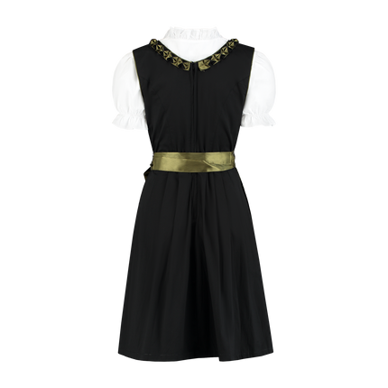Noir Vert Robe Dirndl Oktoberfest Dames