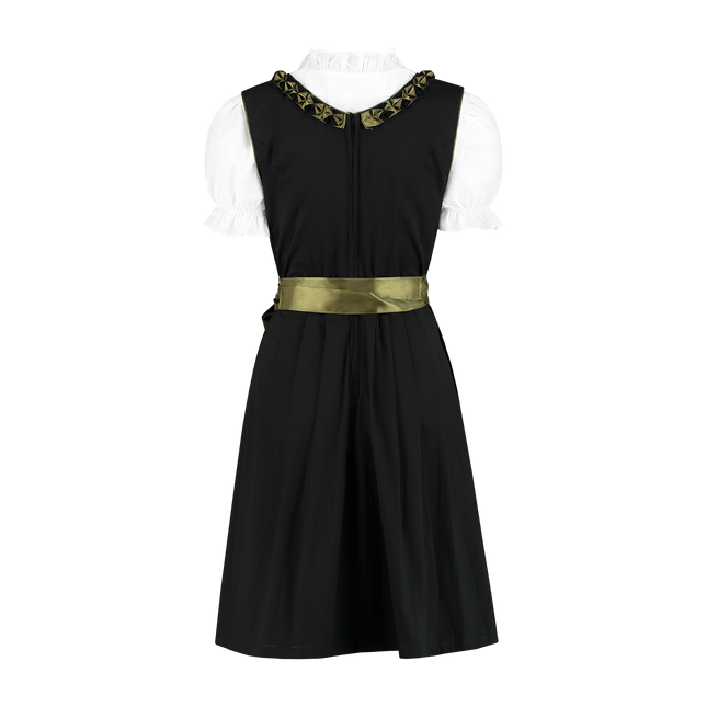 Noir Vert Robe Dirndl Oktoberfest Dames