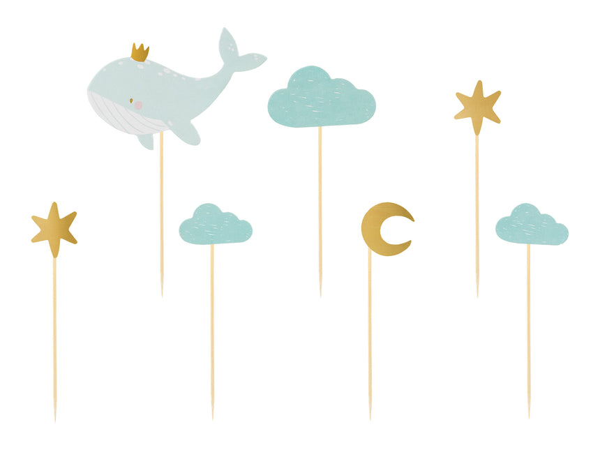 Bâtons de cocktail Baleine 7pcs