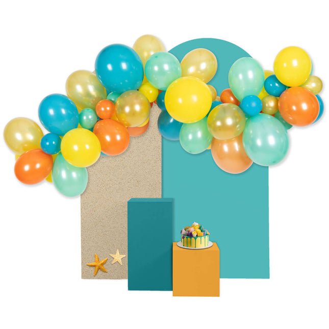 Arche de ballons colorés été