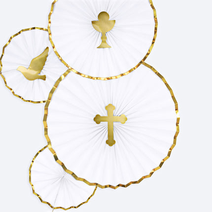 Décor de gâteau de communion 31.5cm 6pcs