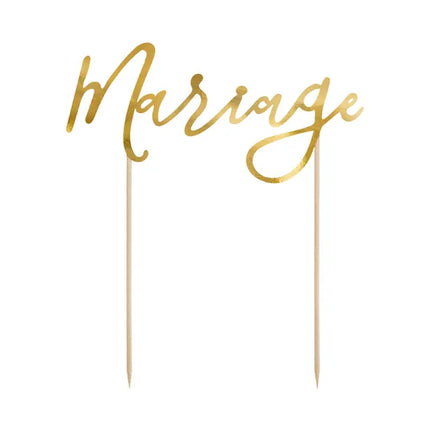 Décor de gâteau de mariage Mariage 22.5cm