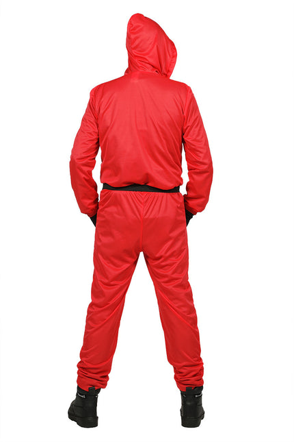 Costume de jeu de calmar rouge Triangle enfant